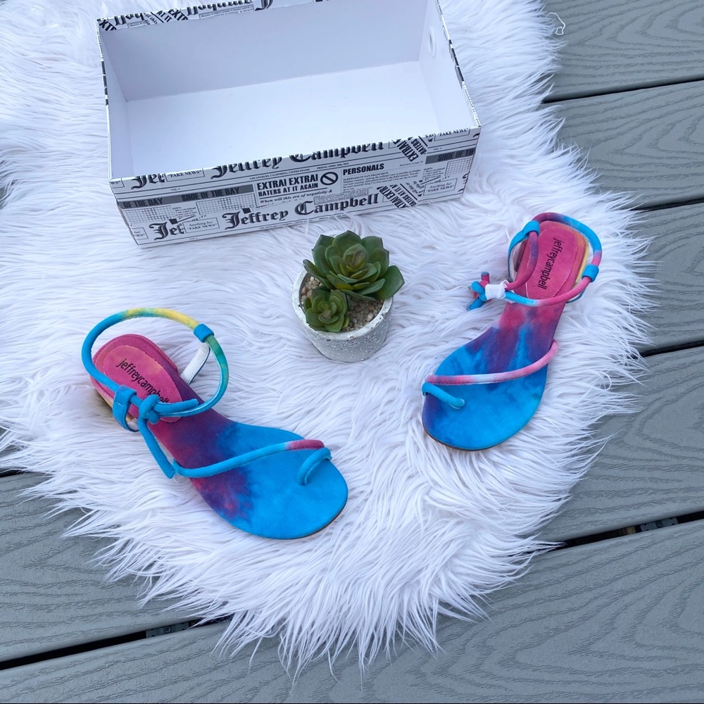 Jeffrey Campbell Tie Dye Sandals